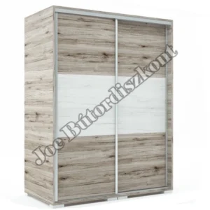 Kezdőlap Lux 120cm tolóajtós gardróbszekrény